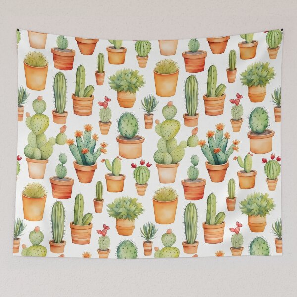 Item preview, Cute cactuses Pattern designed and sold by amortka.