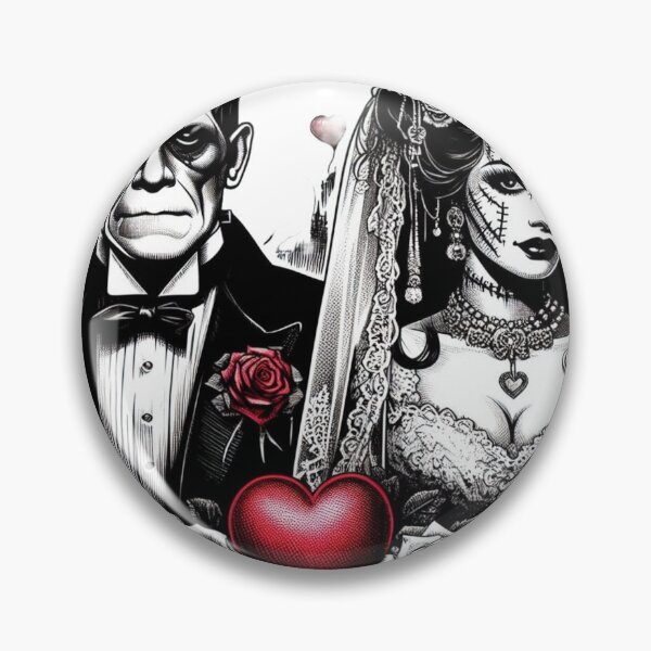 Item preview, frankenstein and bride designed and sold by Greydate.