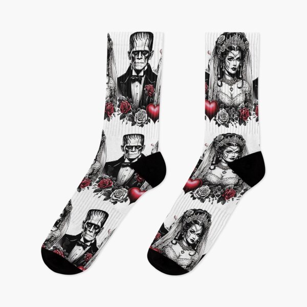 Item preview, frankenstein and bride designed and sold by Greydate.