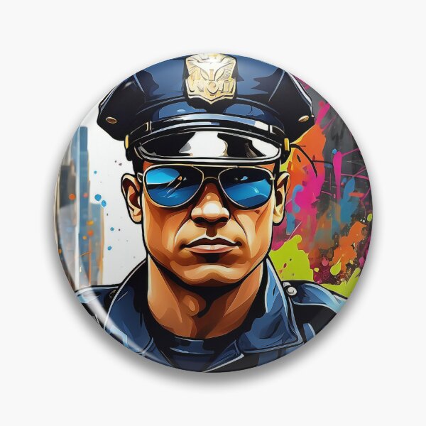 Item preview, Vigilance in Vibrance: The Urban Sentinel designed and sold by ArtComixHaven.