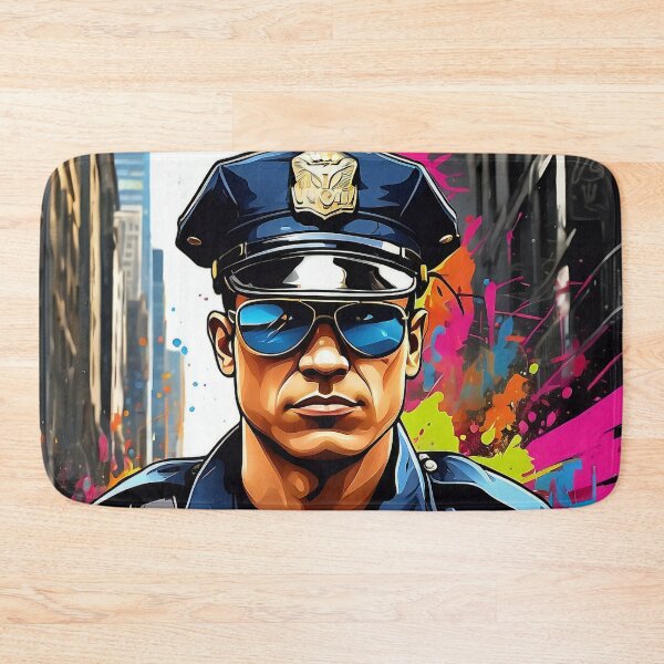 Item preview, Vigilance in Vibrance: The Urban Sentinel designed and sold by ArtComixHaven.