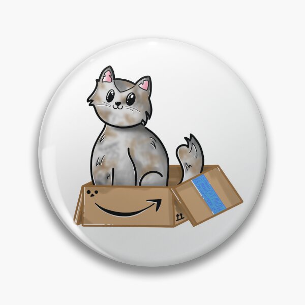 Item preview, Cat on an Amazon Box designed and sold by LatinaEnPitt.