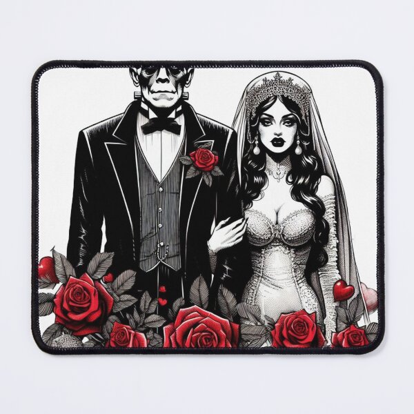 Item preview, frankenstein and bride designed and sold by Greydate.