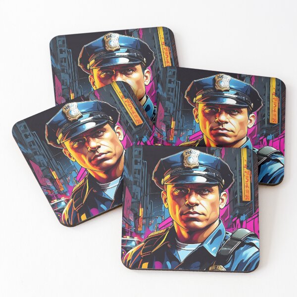 Item preview, The Watchful Peacekeeper: Night Shift Vigil designed and sold by ArtComixHaven.