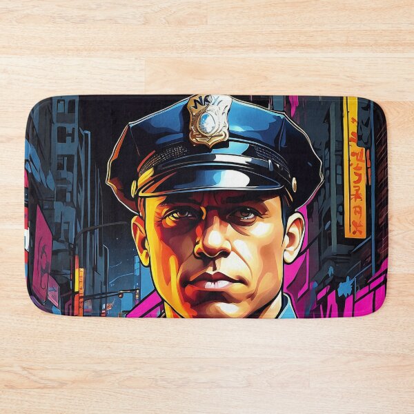 Item preview, The Watchful Peacekeeper: Night Shift Vigil designed and sold by ArtComixHaven.