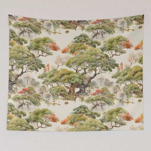 Item preview, Japanese Zelkova (Keyaki) Pattern designed and sold by HOMETOWN86.