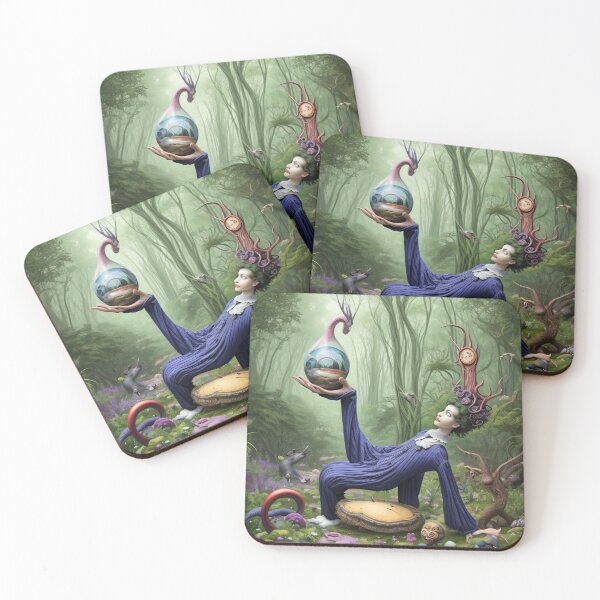 Item preview, Jester Of The Cursed Woods - Surreal Fantasy Portrait designed and sold by MadnessEnvelope.