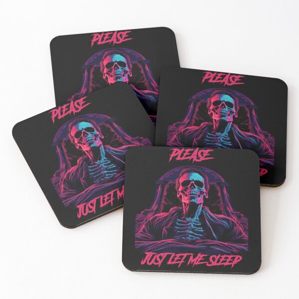 Item preview, Please just let me sleep - synthwave cyberpunk designed and sold by GlitchGrotesque.