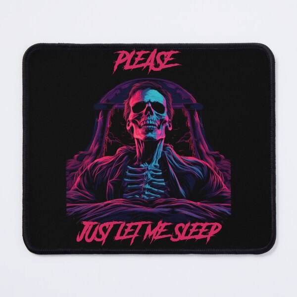 Item preview, Please just let me sleep - synthwave cyberpunk designed and sold by GlitchGrotesque.