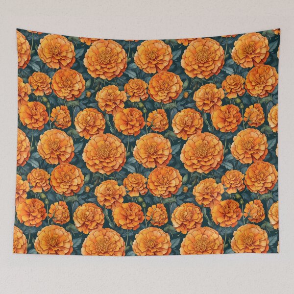Item preview, Marigold Pattern designed and sold by HOMETOWN86.