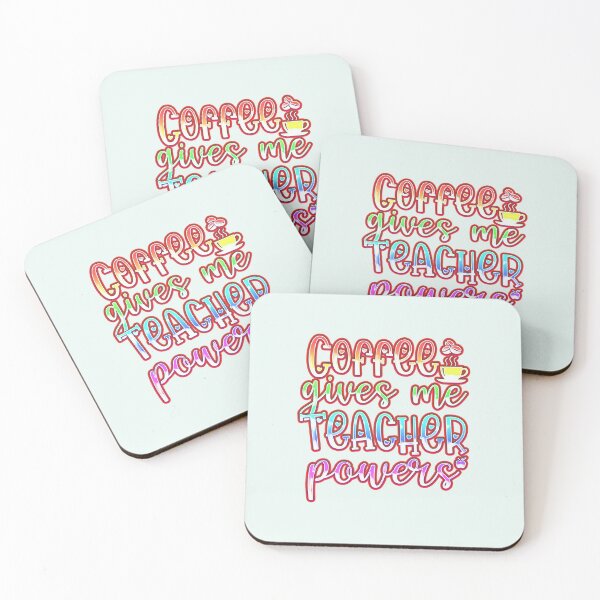 Item preview, Coffee Gives me Teacher Powers designed and sold by franktact.