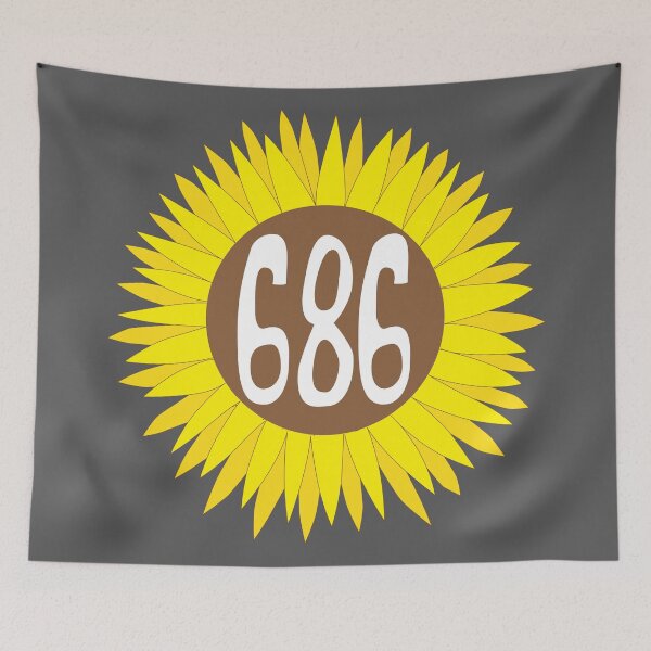 Item preview, Hand Drawn Virginia Sunflower 686 Area Code designed and sold by itsrturn.