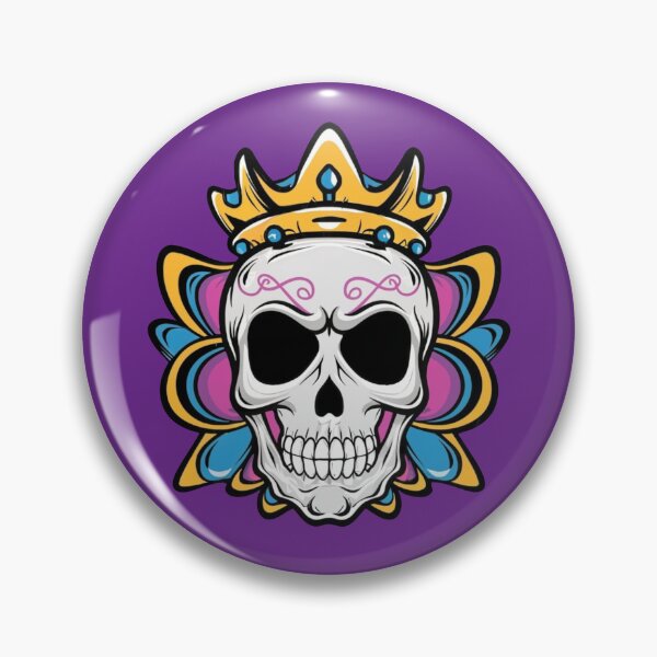 Item preview, Skull in a crown designed and sold by ArtCraftLab.