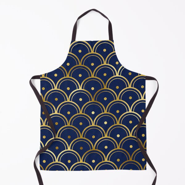 Item preview, Exotic Blue And Golden Hues Art Deco Pattern designed and sold by DEC02.