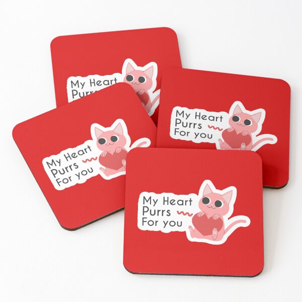 Item preview, Purring of Love: My Heart Purrs For You and Valentine's Day Product Collection designed and sold by FiveQuarter.