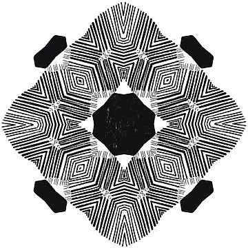 Artwork thumbnail, pattern black by RinRiver