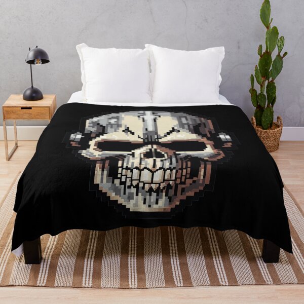 Item preview, Pixel Art Skull, Retro Gaming Design, 8-Bit designed and sold by Burn-Ego.