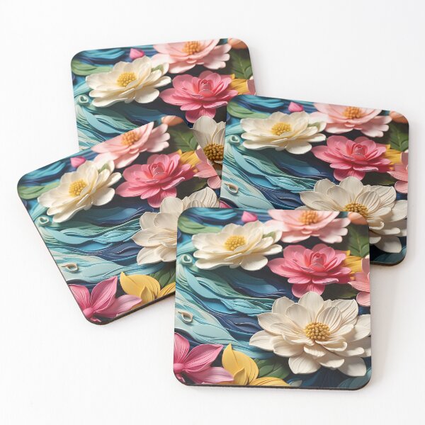 Item preview, Serene Petal Streams: Nature’s Artful Flow designed and sold by ArtComixHaven.