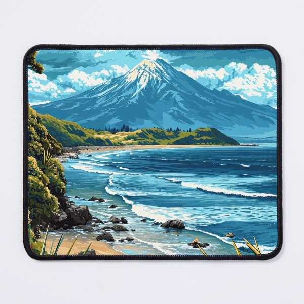 Item preview, Mt Taranaki poster designed and sold by TheOosh.