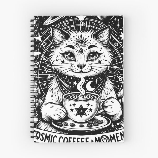 Item preview, Mystical Cat Brew - Cosmic Coffee Moments designed and sold by Diegos-.