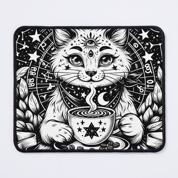 Item preview, Mystical Cat Brew - Cosmic Coffee Moments designed and sold by Diegos-.