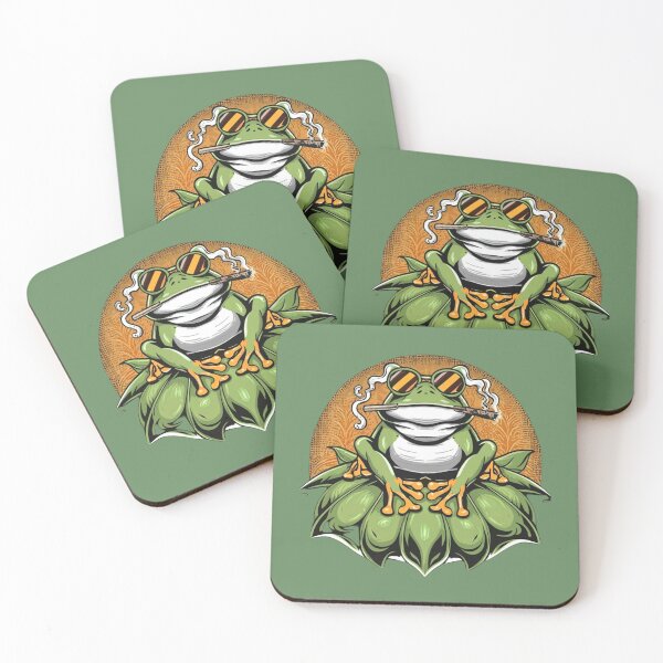 Item preview, Relaxed Frog on a Leaf designed and sold by NiRia Spot.