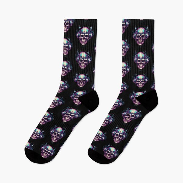 Item preview, Pixel Art Skull, Glitching Design, 8-Bit, Cyberpunk designed and sold by Burn-Ego.
