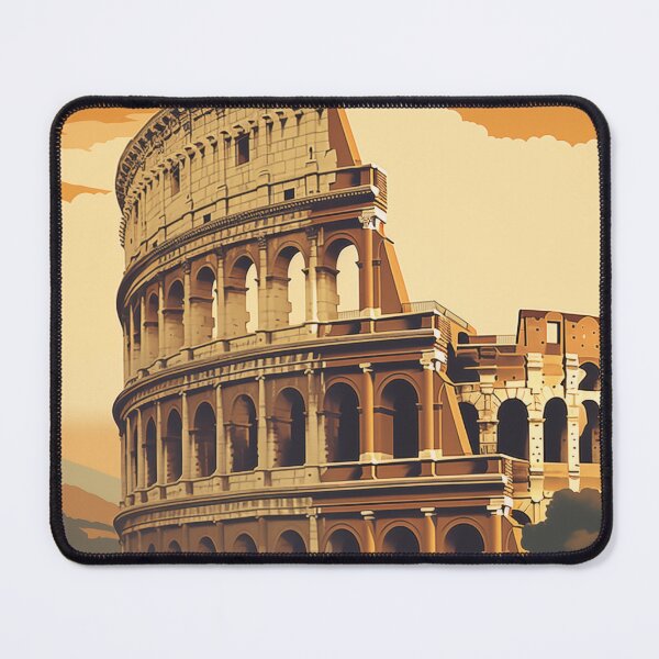 Artikelvorschau, Italien Rom Vintage Reiseplakat Retro Kolosseum entworfen und verkauft von artra-shop.