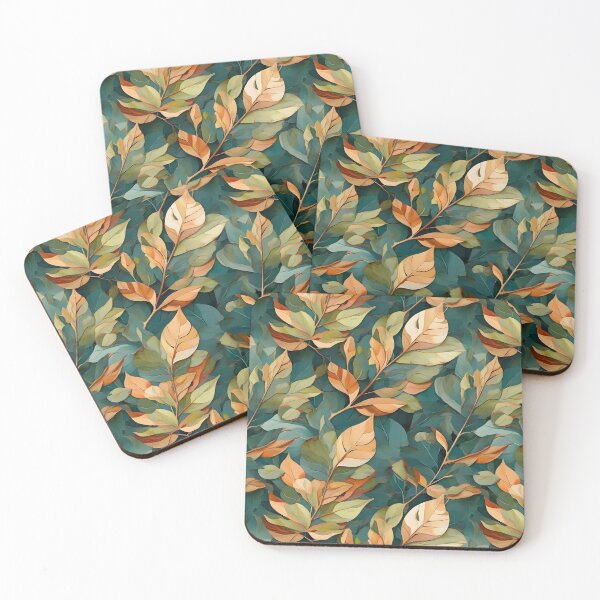 Item preview, Teak Leaf Abstraction designed and sold by HOMETOWN86.