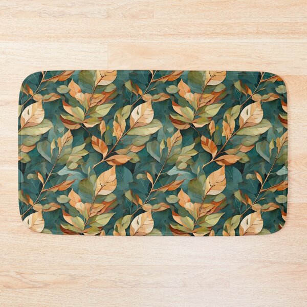 Item preview, Teak Leaf Abstraction designed and sold by HOMETOWN86.
