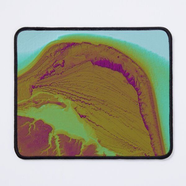 Item preview, Cape Henry, Virginia Beach map in tropical colors designed and sold by DreamingBeetle.