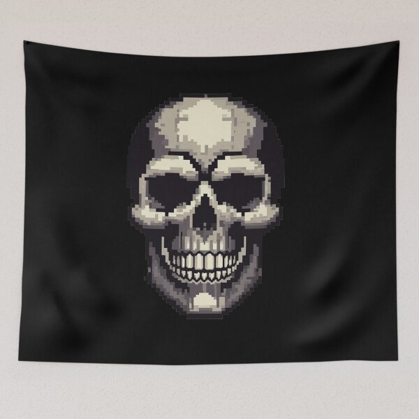 Item preview, Retro Skull, Pixel Art Design, 8-Bit designed and sold by Burn-Ego.
