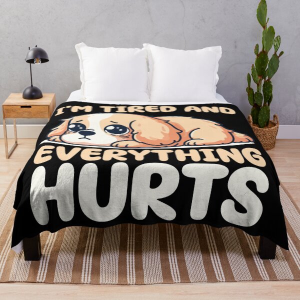 Item preview, I'm Tired And Everything Hurts, I'm Tired Funny Workout designed and sold by Stick-Artistry.