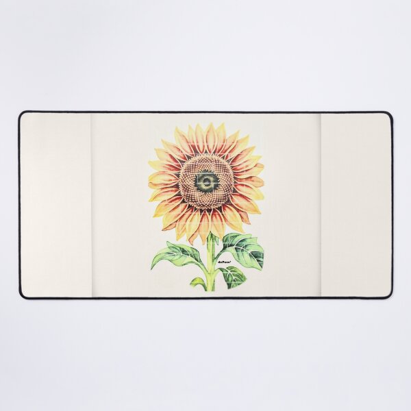 Item preview, Faded Sunflower on Floral White Background by dePace' designed and sold by mrpropcake.