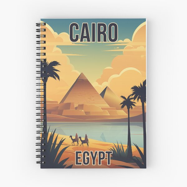 Item preview, Cairo Egypt Pyramids Vintage Travel Poster Retro designed and sold by artra-shop.
