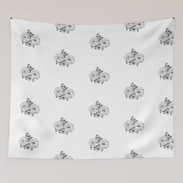 Item preview, Flower sketch designed and sold by vanessaxox3.
