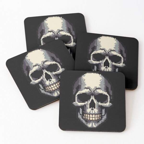 Item preview, Skull,  Retro Gaming, 8-Bit Pixel Art designed and sold by Burn-Ego.