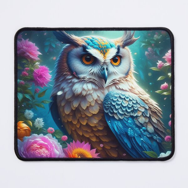 Item preview, Majestic Flower Owl designed and sold by AnalajiaDesigns.