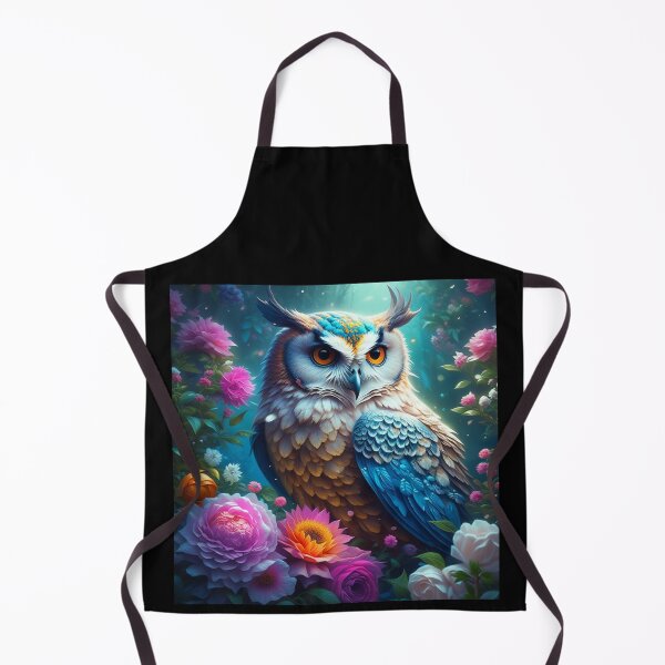 Item preview, Majestic Flower Owl designed and sold by AnalajiaDesigns.