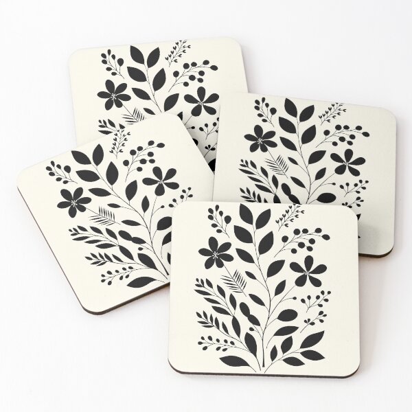 Item preview, botanical Olive Leaves Flowers art  designed and sold by PandaKunst.