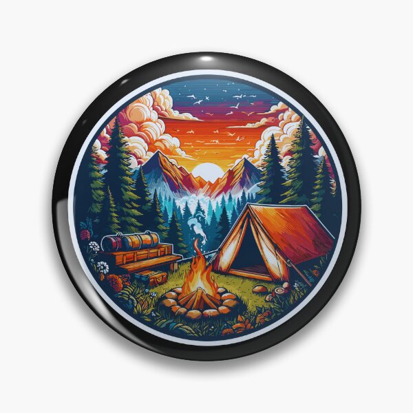 Item preview, Camping Bliss Vinyl Decal for Nature Lovers designed and sold by styleonestaa.