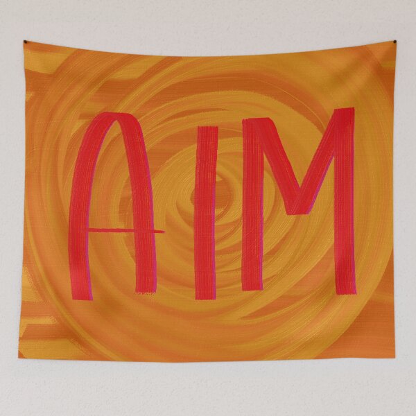 Item preview, AIM word art print designed and sold by nataliavandalia.
