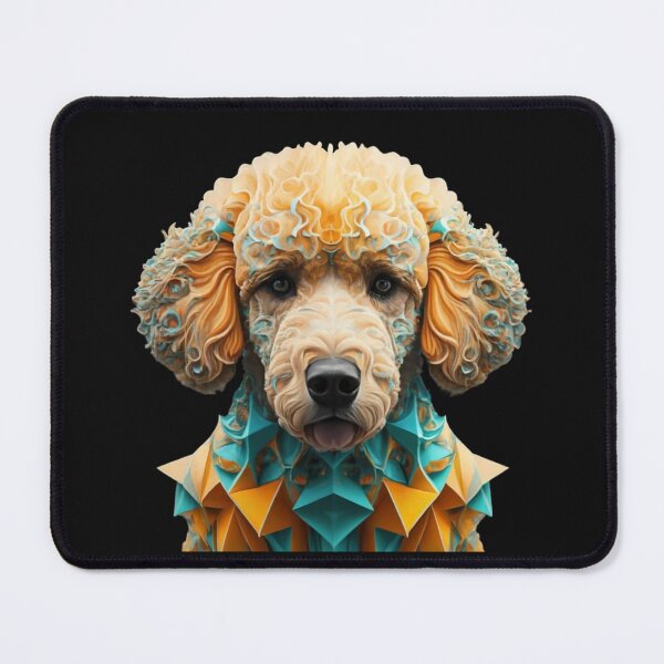 Item preview, Poodle Geometric Dog Wild Logo designed and sold by ArtByKubina.