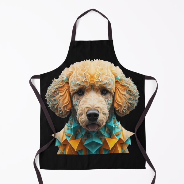 Item preview, Poodle Geometric Dog Wild Logo designed and sold by ArtByKubina.