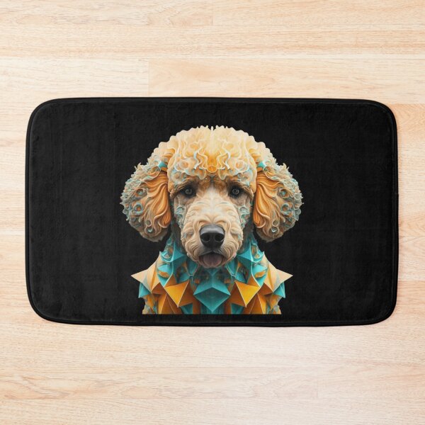 Item preview, Poodle Geometric Dog Wild Logo designed and sold by ArtByKubina.