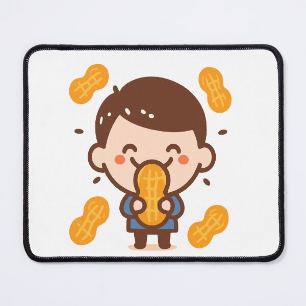 Item preview, Peanut tasty - Boy with Floating Peanuts Delight designed and sold by KreaDesignOne.