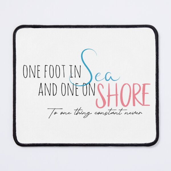 Item preview, Much Ado About Nothing One Foot in Sea and One On Shore Sticker designed and sold by Katt M..