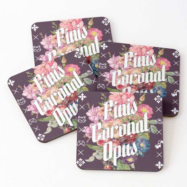 Item preview, Inspirational Latin Quote - Finis Coronat Opus - The End Crowns the Work designed and sold by Trish Dish.