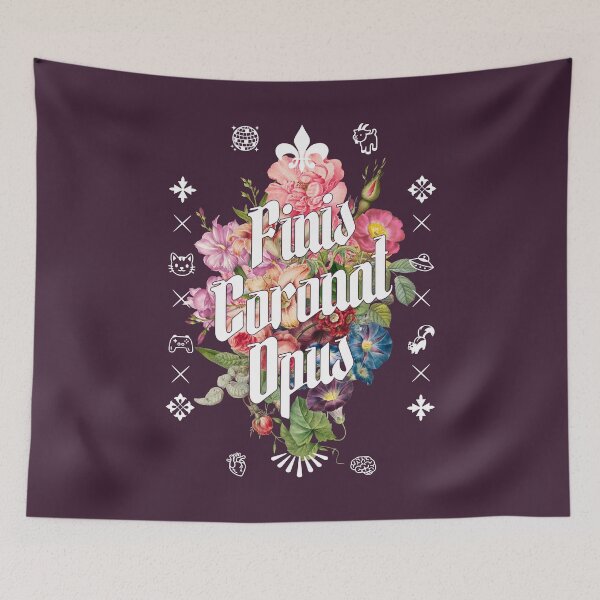 Item preview, Inspirational Latin Quote - Finis Coronat Opus - The End Crowns the Work designed and sold by Trish Dish.