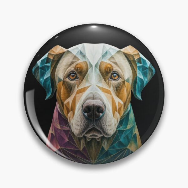 Item preview, Labrador Geometric Dog Wild Logo designed and sold by ArtByKubina.